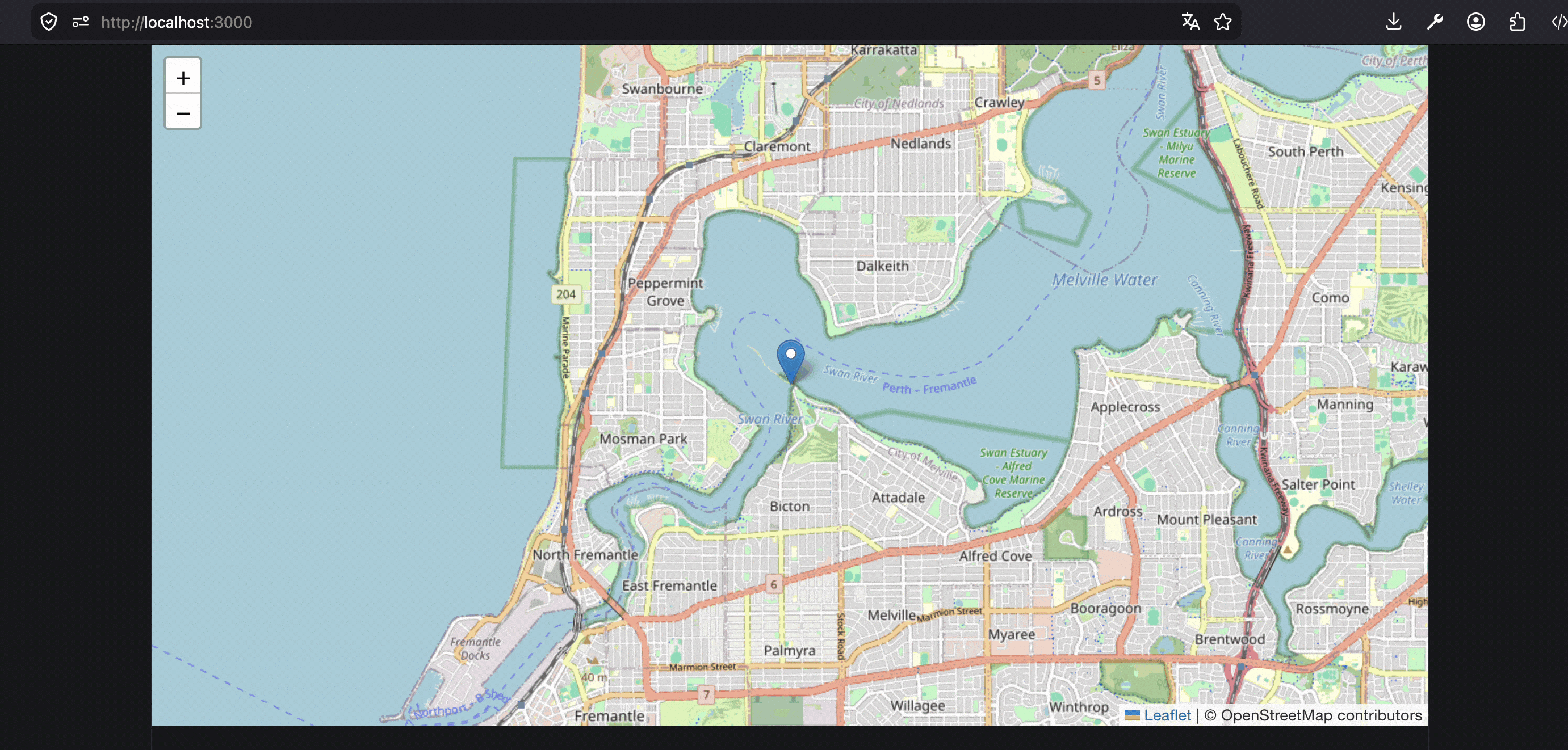 Leaflet Map reacting to clicks