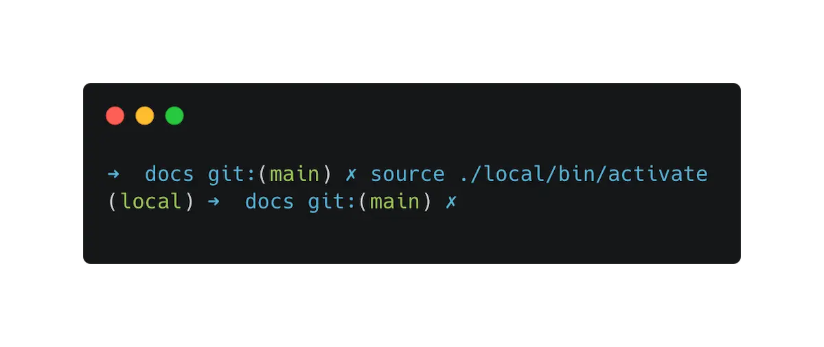 A screenshot of the terminal ui