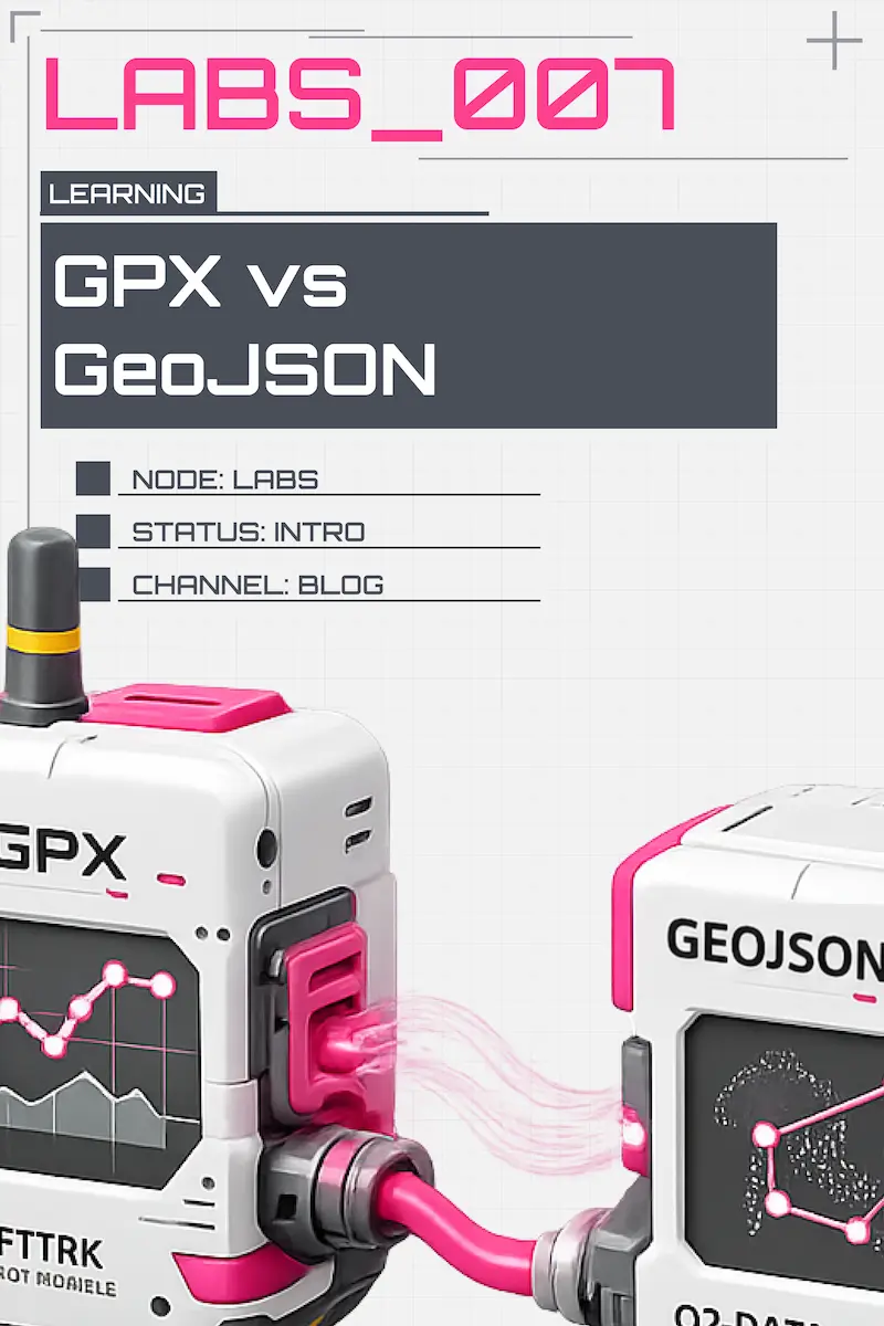 GPX vs GeoJSON: Which Geodata Format Should You Use?